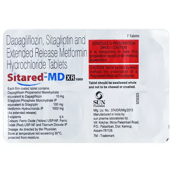 Sitared-MD XR 1000 Tablet